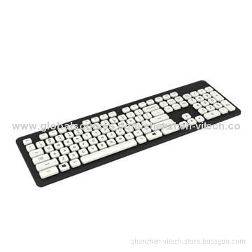 Waterproof USB Keyboard, New Style, Slim, Standard